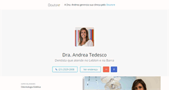 Desktop Screenshot of andreatedesco.com.br