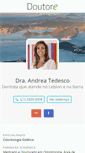 Mobile Screenshot of andreatedesco.com.br