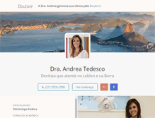 Tablet Screenshot of andreatedesco.com.br